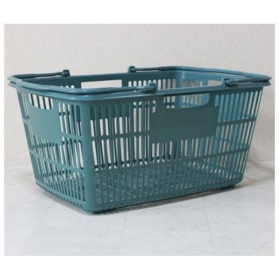 大和産業 買い物かご ブルーグリーン 5個入 SB-33 1セット(5個) 65-5552-75（直送品）