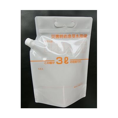 アズワン 災害時応急受水用袋 100枚 63-5181-33 1ケース(100枚)（直送品）