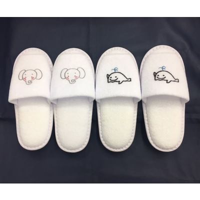 トータス 子供用スリッパ 象・鯨 1箱(200足入) 030207P 1箱(200足) 63-7051-27（直送品）