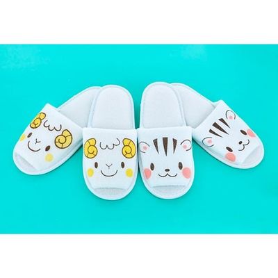 トータス 子供用スリッパ リス・ひつじ 1箱(200足入) WH207 1箱(200足) 63-7051-28（直送品）