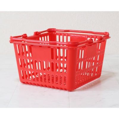 大和産業 買い物かご レッド 5個入 SL-1 1セット(5個) 65-5552-27（直送品）