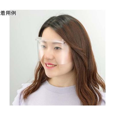 アズワン HMアイシールド クリア 10セット (1セット:フレーム1個+替シールド5枚) 67-4765-19 1箱(10セット)（直送品）