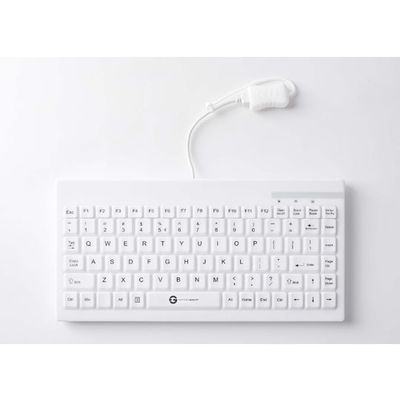 GETT 洗える防水キーボード IP65保護 有線1.8mUSBケーブル 302×151.5×21mm KSI-U10300 1個（直送品）