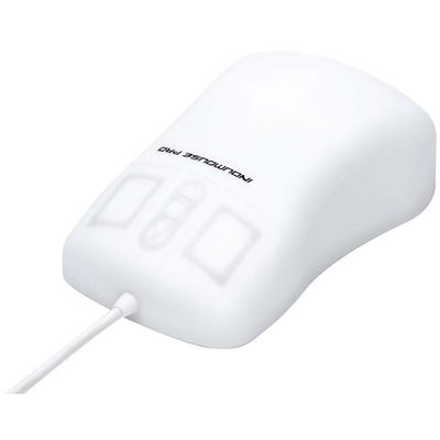 GETT 防水ウォッシャブルマウス プラスチック 赤外線方式 IP68保護 CleanType 115×61×39mm KH25201 1個（直送品）