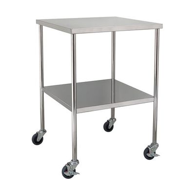 スギモト産業 オートクレーブ用ステンレス架台(天板フラット・2段)天板補強入り W570×D570×H800mm 完成品 OA-11H 1台（直送品）