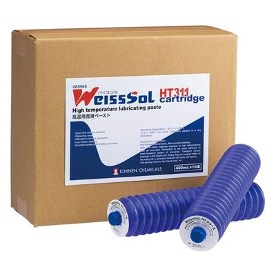 潤滑剤 容量(mL):400 1セット(10本入) 085965 WeissSoL HT311 カートリッジ 1セット(10本)（直送品）