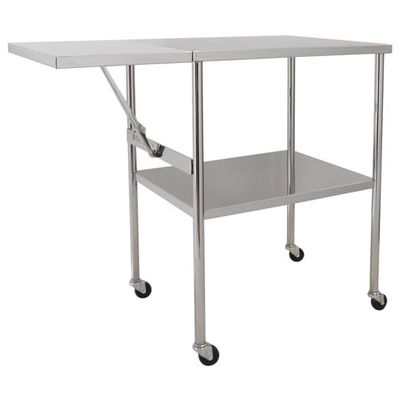 スギモト産業 折りたたみテーブル付器械台(天板フラット) W600×D450×H800mm 完成品 OA-30 1台 67-7083-58（直送品）