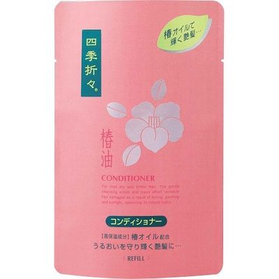 熊野油脂 四季折々 椿油コンディショナー 詰替用 4513574006430 1個(450ML)（直送品）