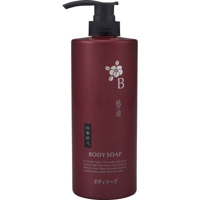 熊野油脂 四季折々 椿油ボディソープ 4513574017269 1個(600ML)（直送品）