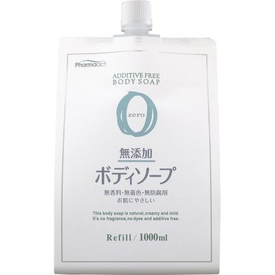 熊野油脂 ファーマアクト 無添加ボディソープ  詰替用 4513574018907 1個(1000ML)（直送品）