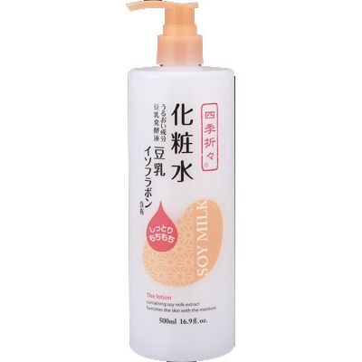 熊野油脂 四季折々 豆乳イソフラボン 化粧水 4513574028081 1個(500ML)（直送品）