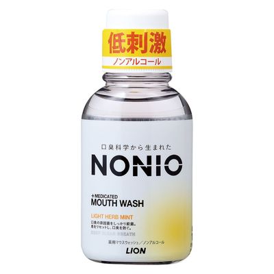 ライオン ＮＯＮＩＯマウスウォッシュ　ノンアルコール　ライトハーブミント　８０ＭＬ 0000049795615 1個(80ML)（直送品）