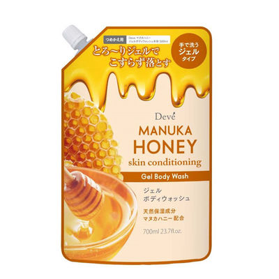 熊野油脂 ディブ マヌカハニー ジェルボディウォッシュ 詰替 4513574039148 1個(700ML)（直送品）