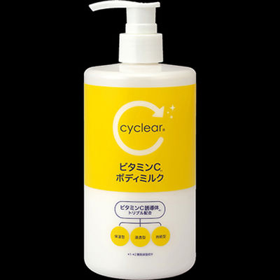 熊野油脂 cyclear ビタミンC ボディミルク 4513574040571 1個(400ML)（直送品）