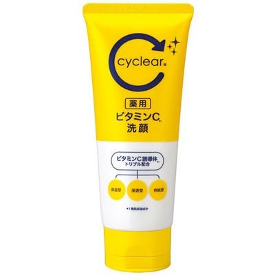 熊野油脂 ｃｙｃｌｅａｒ　薬用　ビタミンＣ　洗顔 4513574042865 1個(120G)（直送品）