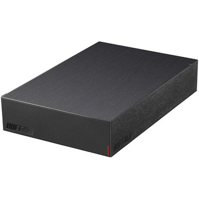 バッファロー 外付けHDD 4TB HD-LE4U3-BB USB3.2（Gen.1）対応 ブラック 1台（直送品）