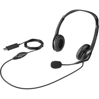 バッファロー PCヘッドセット USB接続 ノイズキャンセリングマイク搭載 ブラック BSHSHUS310BK 1台（直送品）