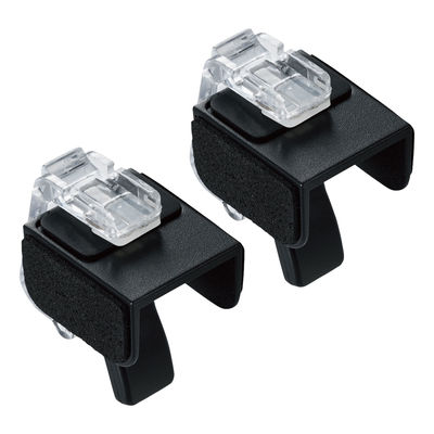 スマホ用 フィンガーレスト ホルダー ゲーミング 小指サポート 2個入 ブラック P-GMFR01BK エレコム 1個（直送品）