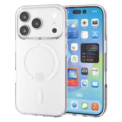 iPhone17 Pro ケース ソフト 衝撃吸収 MAGKEEP クリア PM-A25CUCTMGCR エレコム 1個（直送品）