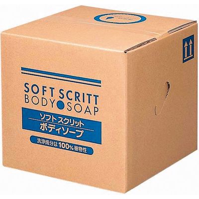 熊野油脂 ソフトスクリット ボディソープ 4353 18L 300043 1個    介援隊 S0667（直送品）