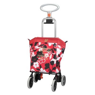 ユーバ産業 アップライン UL-0218 花柄レッド 361755 1台 　介援隊 W1966（直送品）