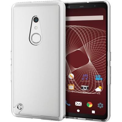 arrows Be4 Plus ケース カバー TPU ポリカーボネート ストラップホール有 PM-F211HVCKCR エレコム 1個（直送品）