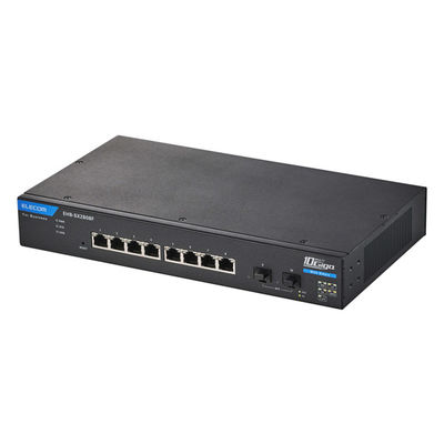 スイッチングハブ MultiGigabit対応 10Gbps 8ポート 3年保証 EHB-SX2B08F エレコム 1個（直送品）