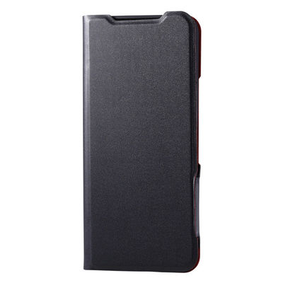 arrows Alpha ケース 手帳型 マグネット 衝撃吸収 超軽量 ブラック PM-F251PLFUBK エレコム 1個（直送品）