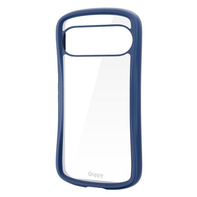 Google Pixel 10/10 Pro ケース ハイブリッド Grippy ネイビー PM-P252GRPFCNV エレコム 1個（直送品）