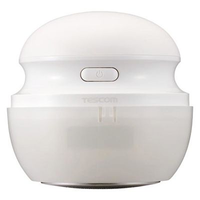 毛玉取り 電動 乾電池式 コンパクト 6枚刃 毛玉クリーナー 着たままアタッチメント付 ホワイト TKD45A-W テスコム 1個（直送品）