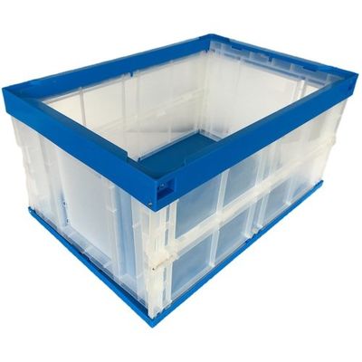 松本産業 オリコン 75L ブルー/クリア 75BC 1セット(4個) 570-3291（直送品）