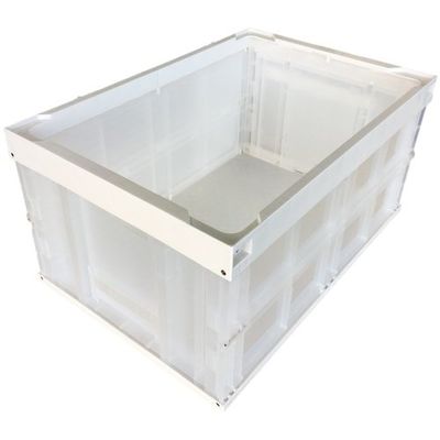 松本産業 オリコン 75L ホワイト/クリア 75IVC 1セット(4個) 570-3264（直送品）