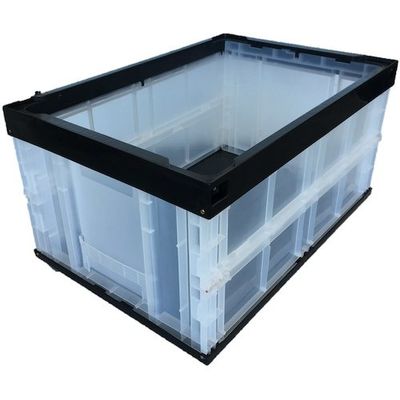 松本産業 オリコン 75L ブラック/クリア 75BLC 1セット(4個) 570-3265（直送品）