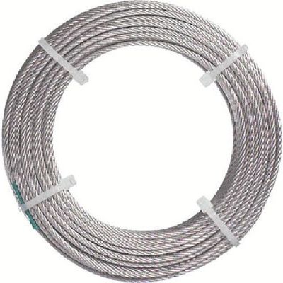 日興製綱 NIKKO 【売切廃番】カットワイヤーメッキ無し ワイヤ径:6mm 全長30m 使用荷重290kg CWB630H 1巻（直送品）
