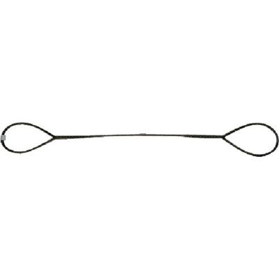 日興製綱 NIKKO 台付けワイヤー スリング径12mm 全長2.5m D12-25 1本 815-7612（直送品）