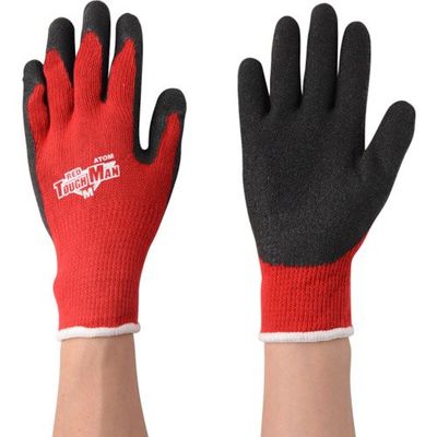 アトム レッドタフマン 3双組 M 1480-3P-R-M 1セット(15双:3双×5袋) 813-6922（直送品）