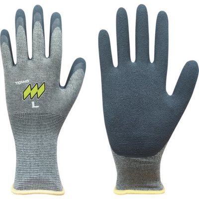 東和コーポレーション トワロン 天然ゴム背抜き手袋 メジャーローブライト L 313-L 1双 686-8743（直送品）