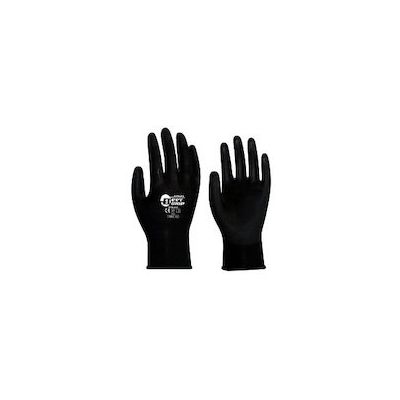 ハンボ BESTGRIP ソフトウレタン背抜き ブラック M 10双 PQ302-BK-10P-M 1組(10双) 561-5938（直送品）