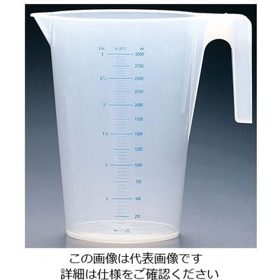 thermohauser サーモ PPスタッキングメジャーカップ 3000cc 48202 1個 62-6465-74（直送品）