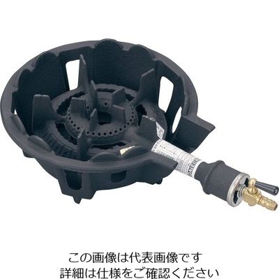 大栄産業 鋳物コンロ (常用) LPガス 62-6497-02 1個（直送品）