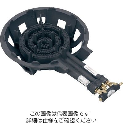 大栄産業 鋳物コンロ DEー30nSL(三重) P無 LPガス 62-6497-11 1個（直送品）