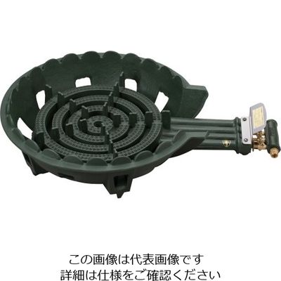 伊藤産業 4連コンロ LPガス 62-6497-14 1個（直送品）