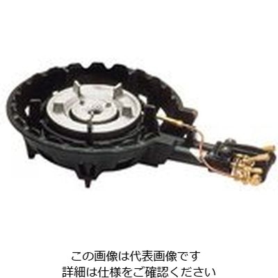 アサヒサンレッド ハイカロリーコンロ 二重型MDー208P (P付) LPガス 62-6497-28 1個（直送品）