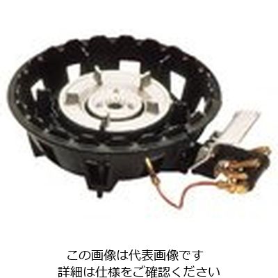 アサヒサンレッド ハイカロリーショートコンロ 二重型 P付 MDー218P 12・13A 62-6497-33 1個（直送品）