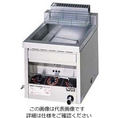 遠藤商事 ガス式フライヤー 卓上型MGFー12TJ LPガス 62-6498-85 1個（直送品）