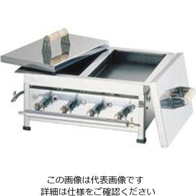 遠藤商事 ガス 餃子焼器(ダブル) 12・13A 62-6500-59 1個（直送品）
