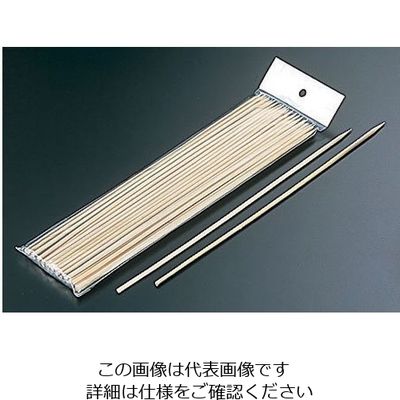 アズワン 竹製バーベQ串(50本入) 240mm 62-6505-93 1箱(50本)（直送品）