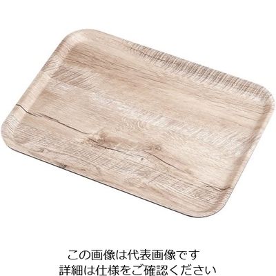CAMBRO 角型マデラ・ラミネートトレー ライトオーク MA3646 1個 62-6518-62（直送品）