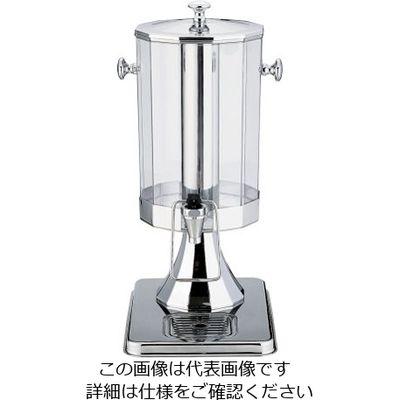 遠藤商事 KINGO 多角型ジュースディスペンサー 小 Cー10401ー2 6L 62-6532-06 1個（直送品）