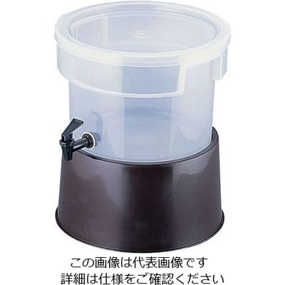 カーライルフードサービスプロダクツ カーライル 丸型ビバレッジディスペンサー 3ガロン 茶 2227 1個 62-6533-16（直送品）